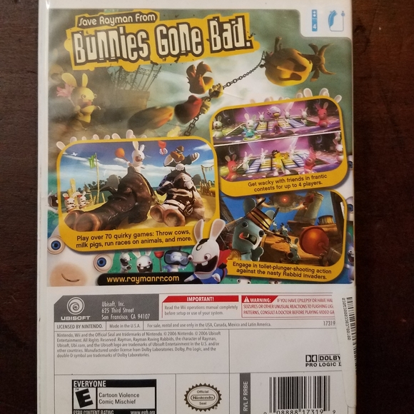 Wii Rayman Raving Rabbids - Picture 2 of 4